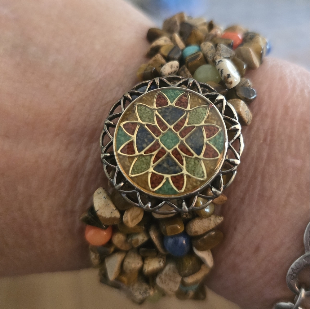 Bohemian Multicolor Beaded Bracelet